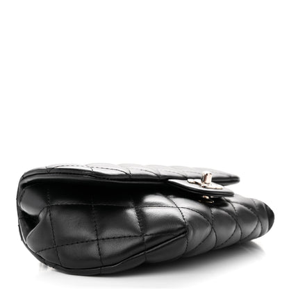 Chanel Calfskin Quilted CC Uniform Flap Belt Bag Black 4 of 10