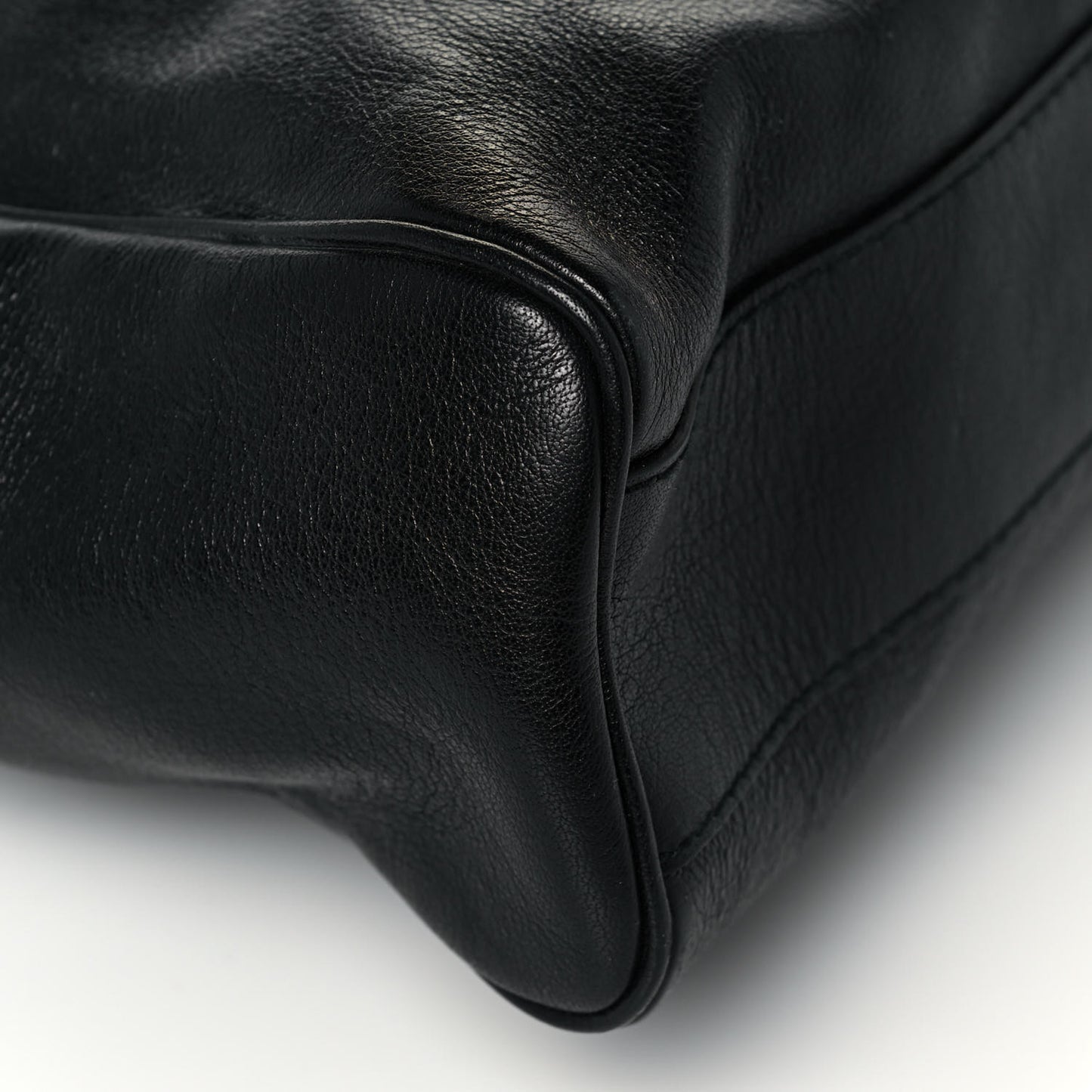 Calfskin Large Re(Belle) Top Handle Bag Black