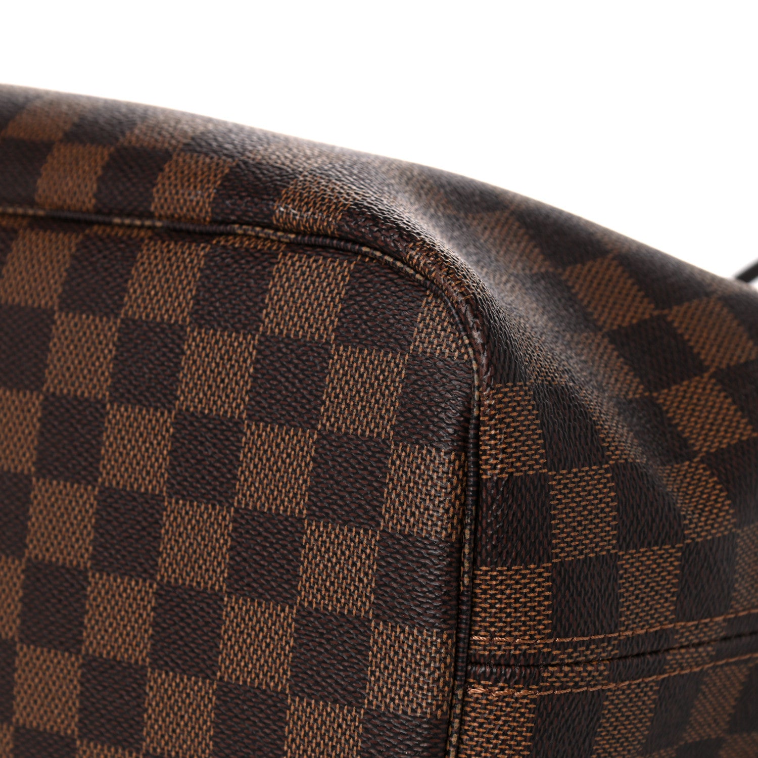 Louis Vuitton Damier Ebene Neo Neverfull MM Rose Ballerine 9 of 11