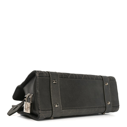 Christian Dior Metallic Calfskin Cannage Stitched Small East West Lady Dior Bronze 4 of 10