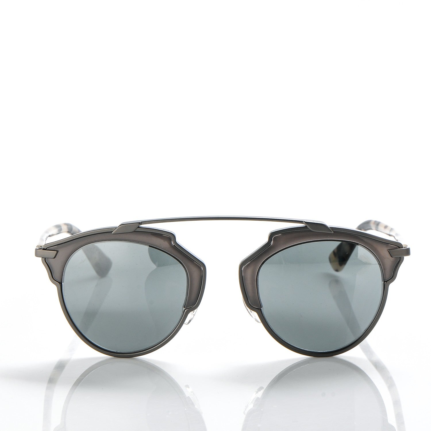 Christian Dior So Real Sunglasses Ruthenium Light Havana 4 of 9