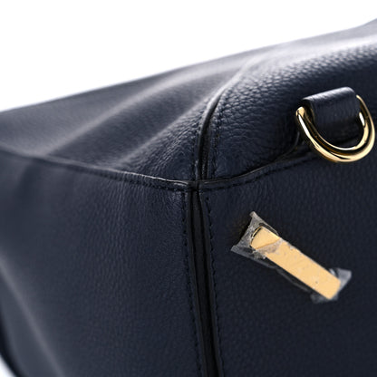 Loewe Calfskin Medium Puzzle Bag Midnight Blue Black 10 of 13