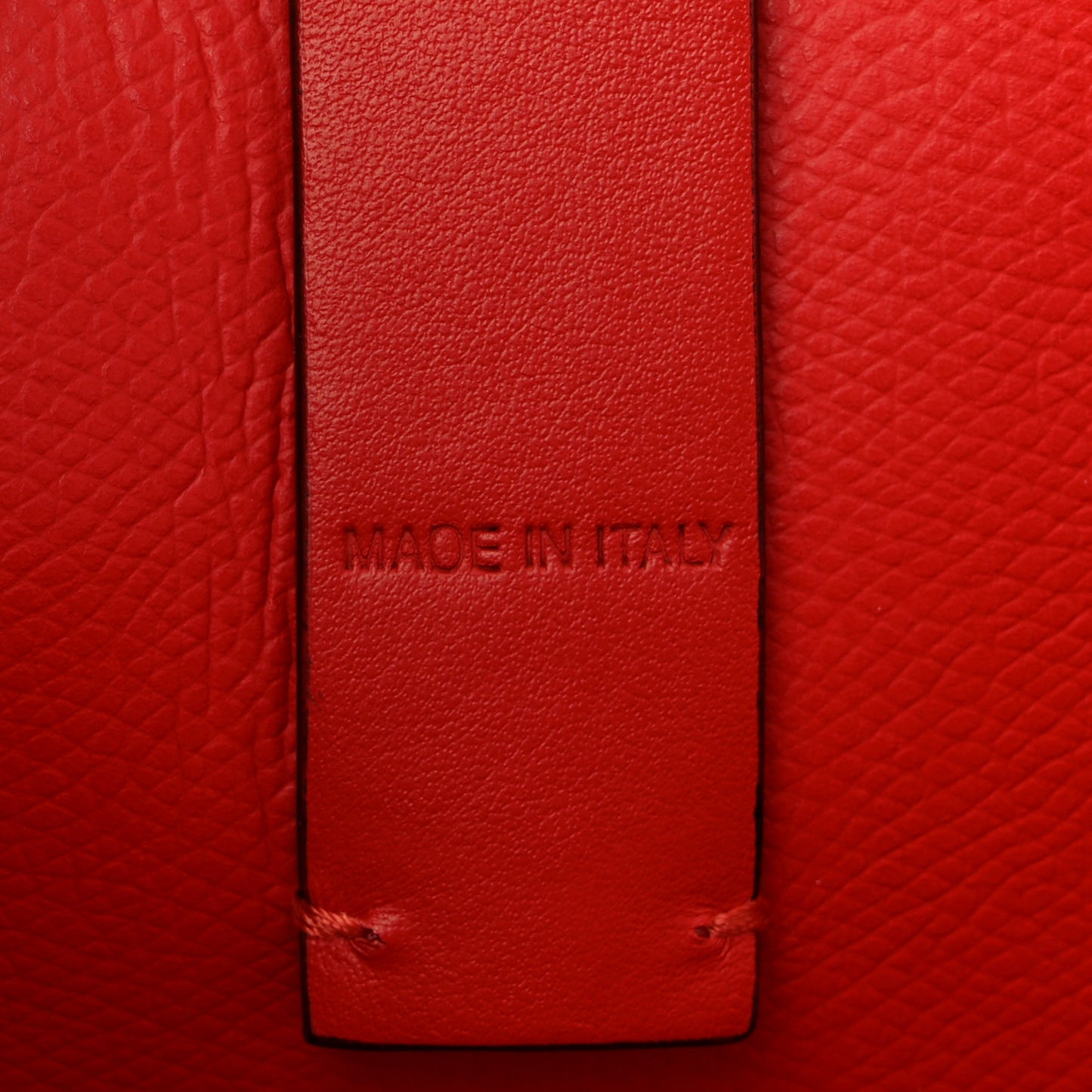 Calfskin Spikes Loubi Print East West Cabata Tote Kraft Red
