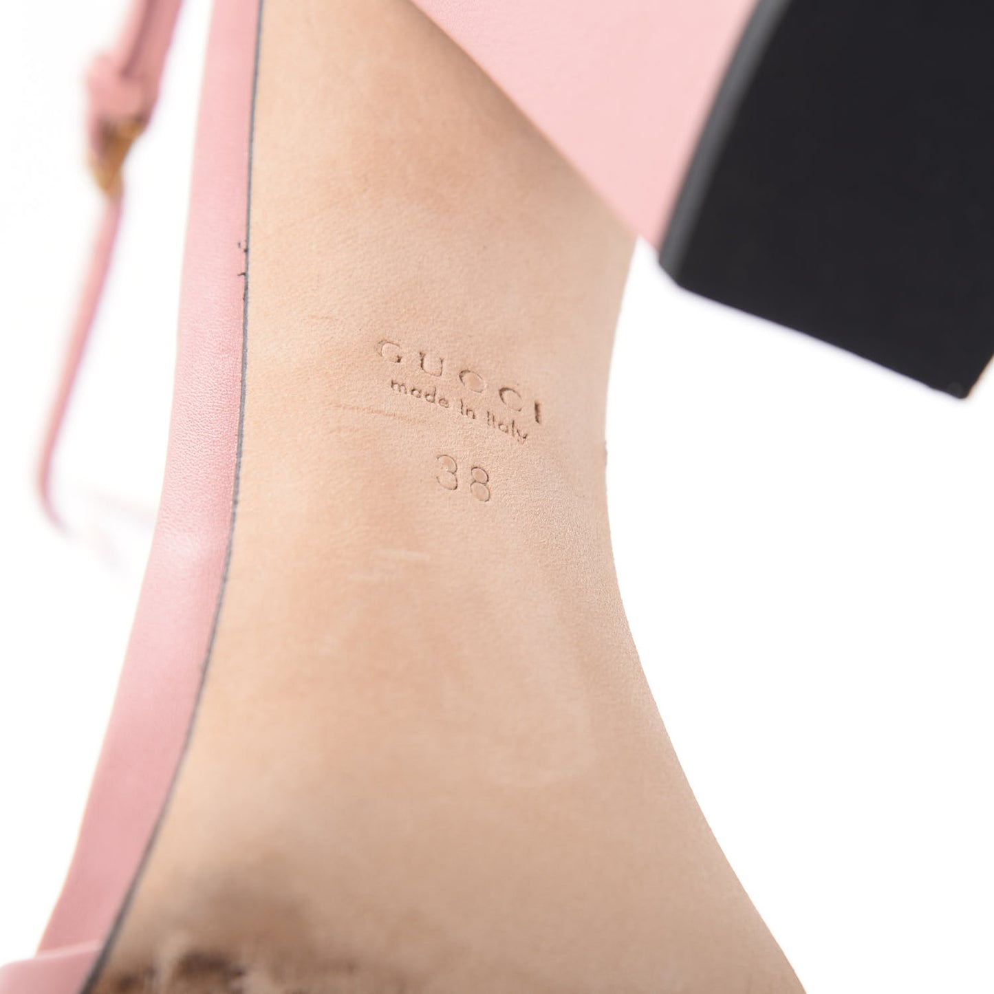 Calfskin Miro Soft Horsebit High Heel Sandals 38 Soft Pink