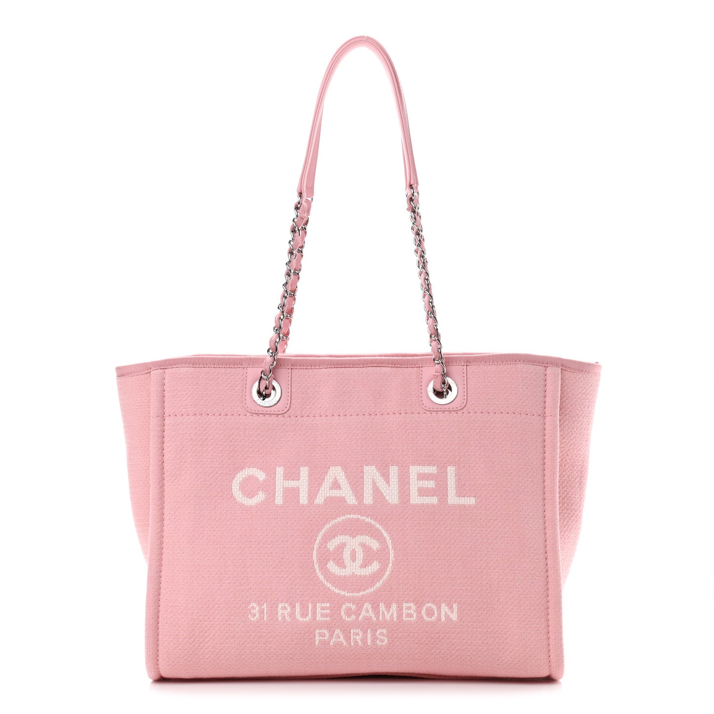 Mixed Fibers Small Deauville Tote Pink