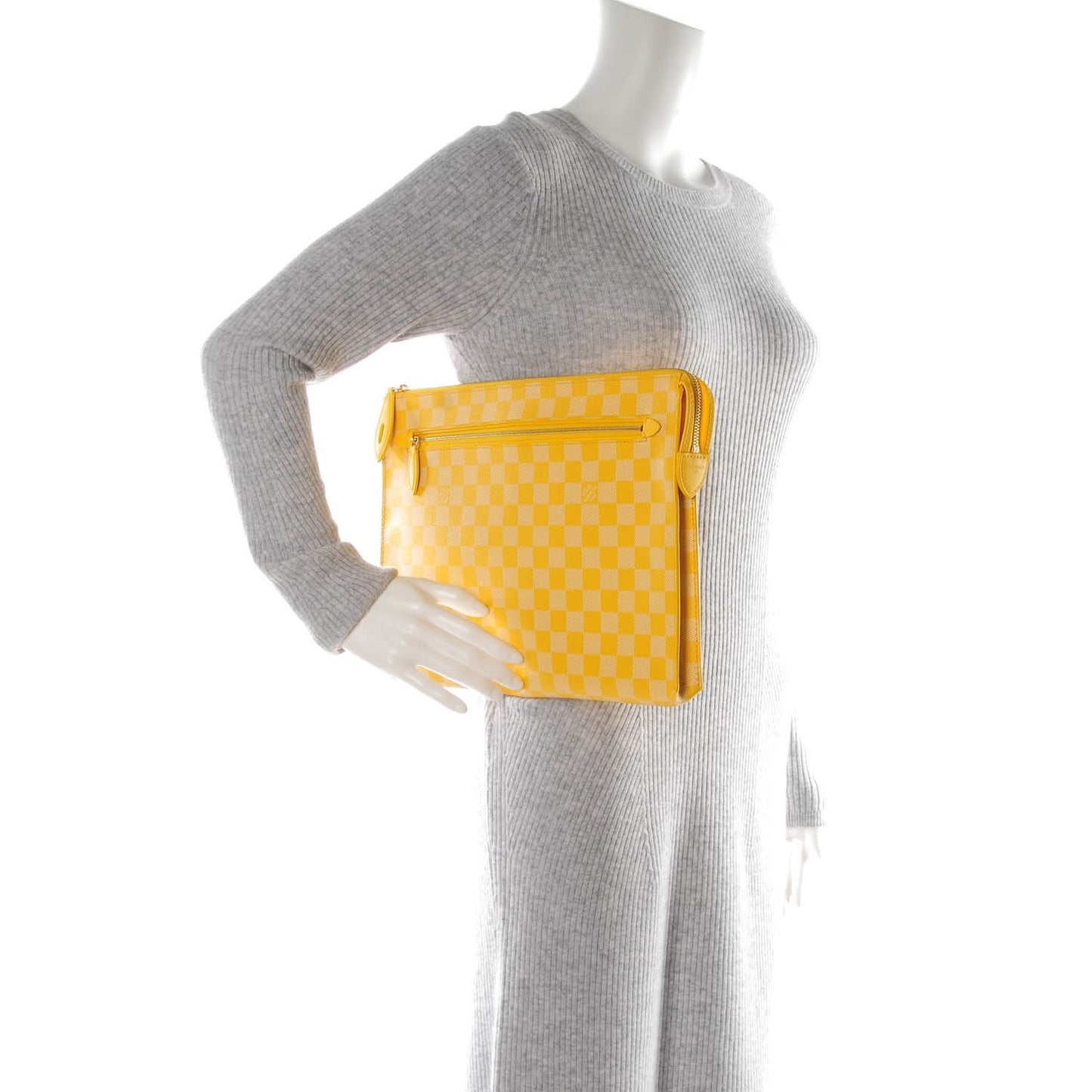 Damier Couleurs Kit Clutch Mimosa