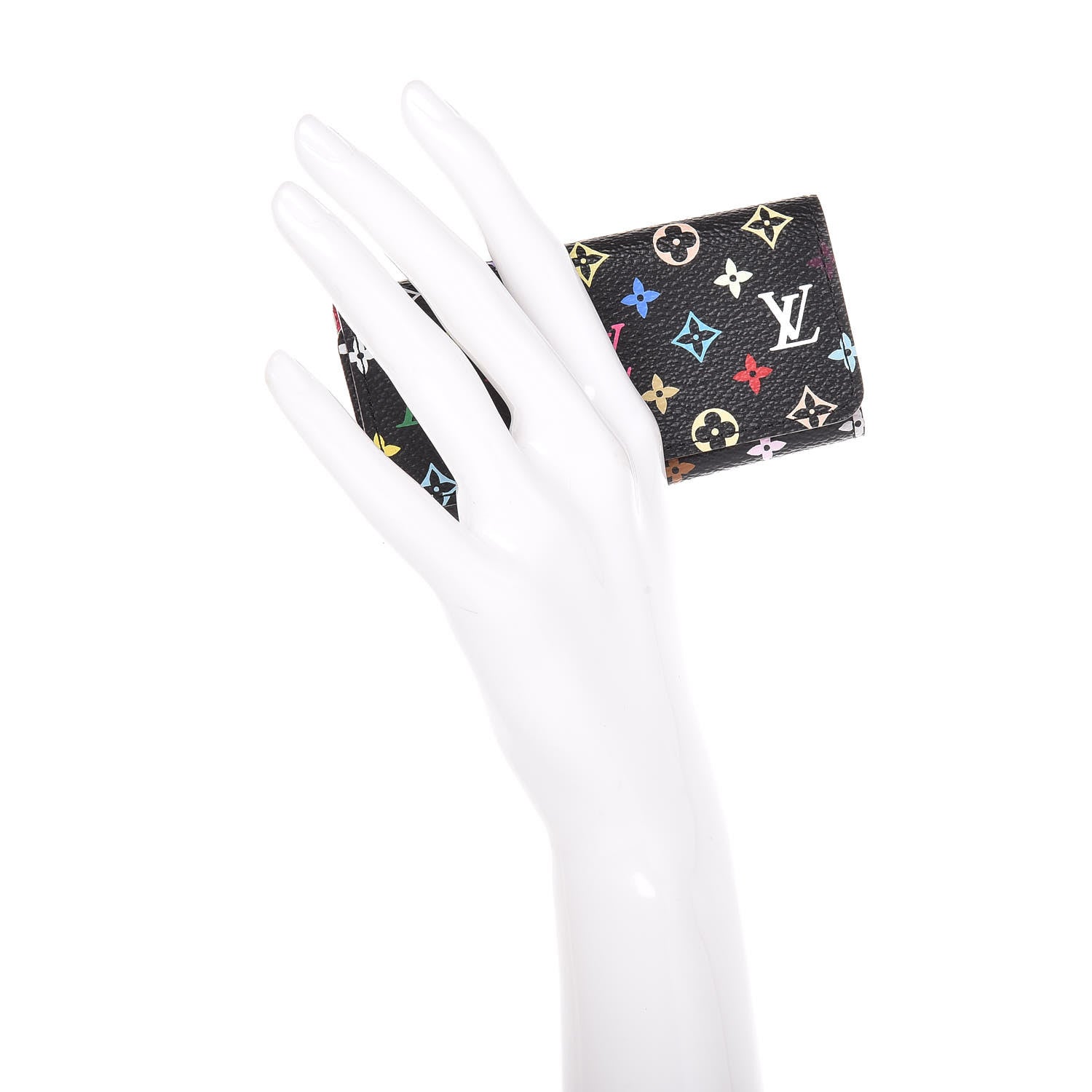 Louis Vuitton Monogram Multicolor Multicles 4 Key Holder Black Grenade 2 of 8