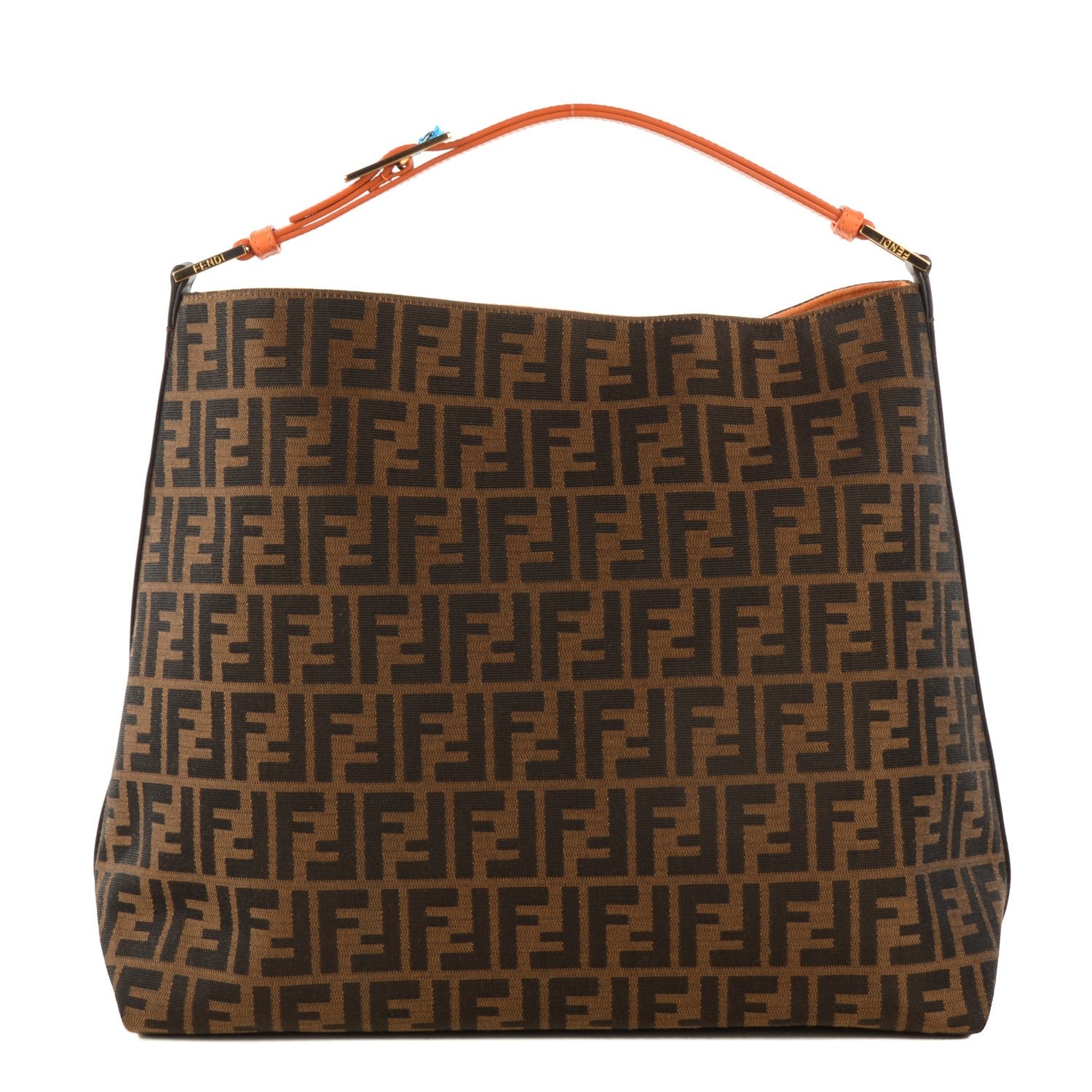 Fendi Zucca Large Hobo Tobacco Orange 1 of 9