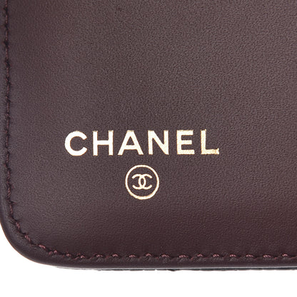 Chanel Caviar Quilted Zipped Pocket Wallet Black 6 of 9