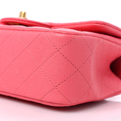 Chanel Caviar Quilted Mini Top Handle Rectangular Flap Pink 9 of 9