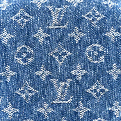 Louis Vuitton Monogram Denim Pochette Cosmetique GM Denim Blue 7 of 9