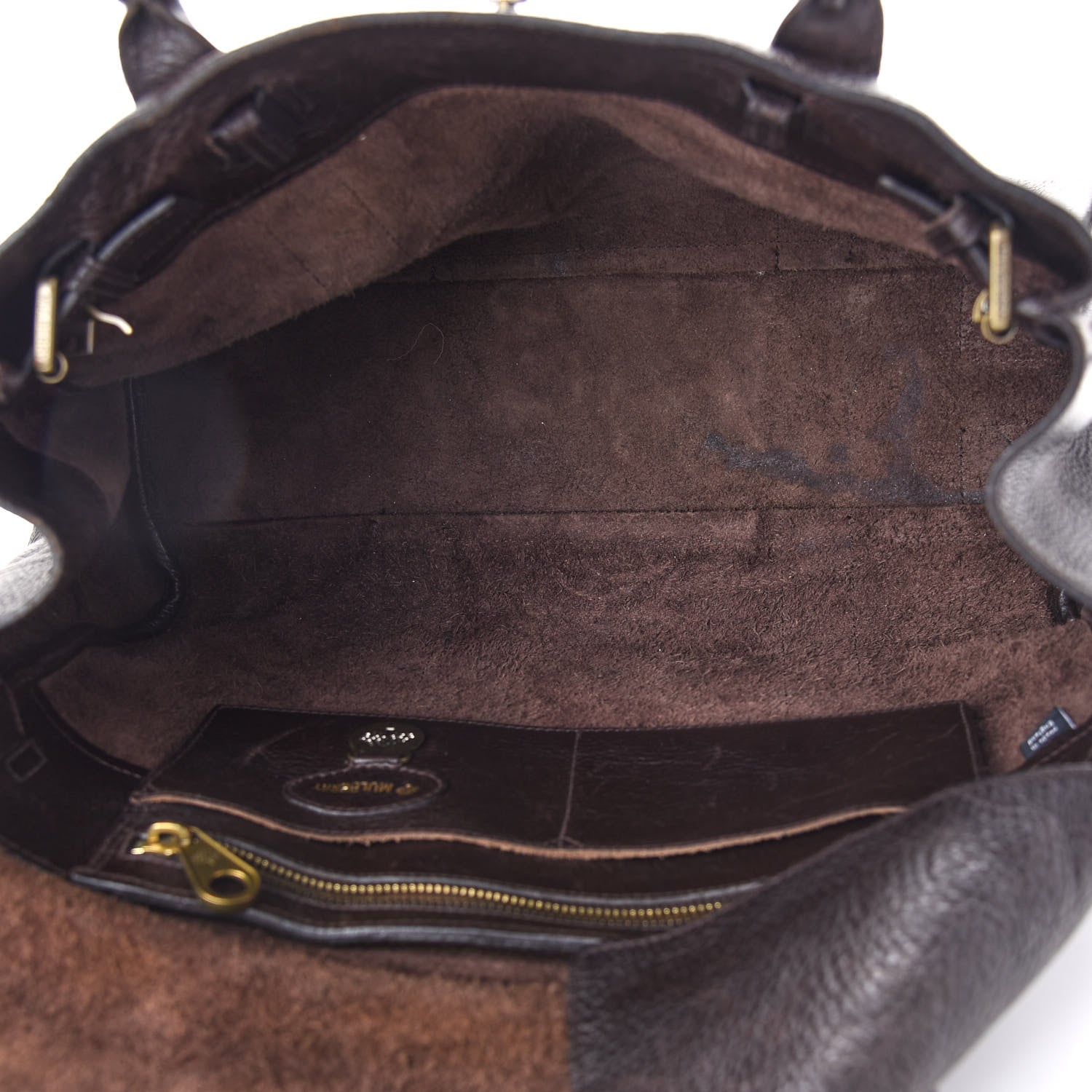 Mulberry Classic Grain Calfskin Bayswater Chocolate 5 of 16
