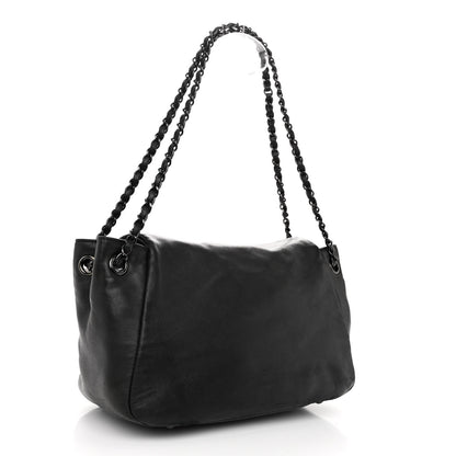 Chanel Lambskin Studded Accordion CC Flap Black 3 of 18