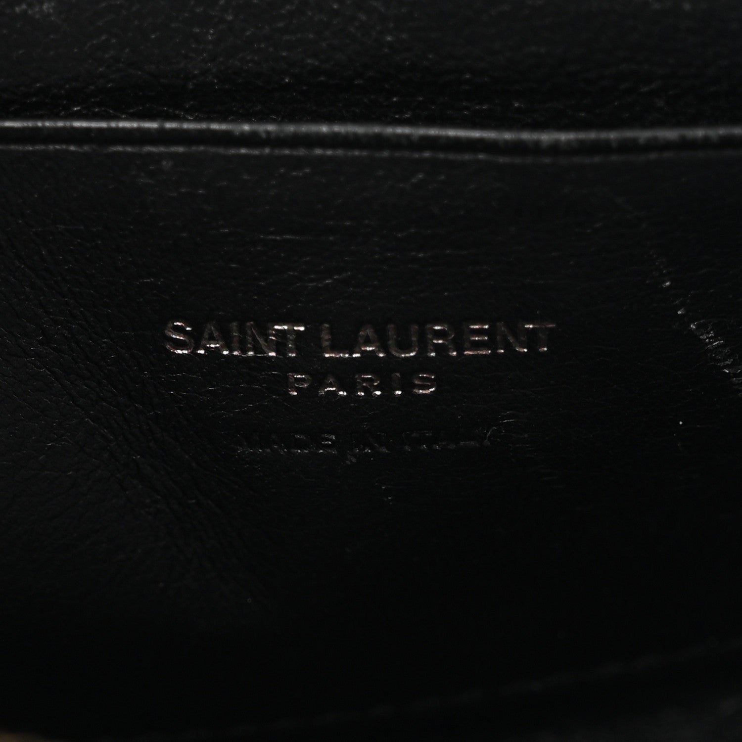 Saint Laurent Grain De Poudre Matelasse Monochrome Monogram Mini Lou Camera Bag Black 6 of 9