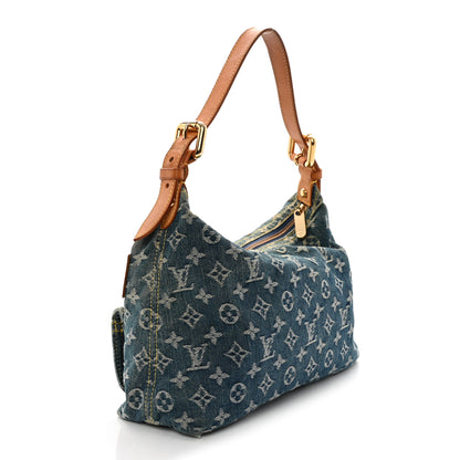 Louis Vuitton Monogram Denim Baggy PM Blue 2 of 11