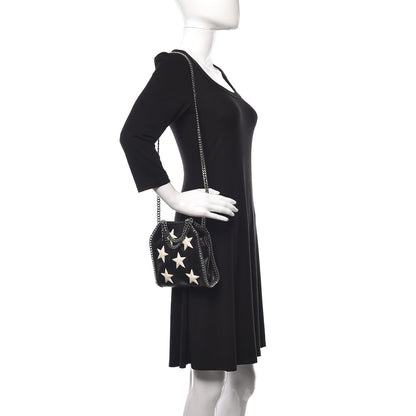 Stella McCartney Alter Nappa Embossed Tiny Star Falabella Tote Black 2 of 9