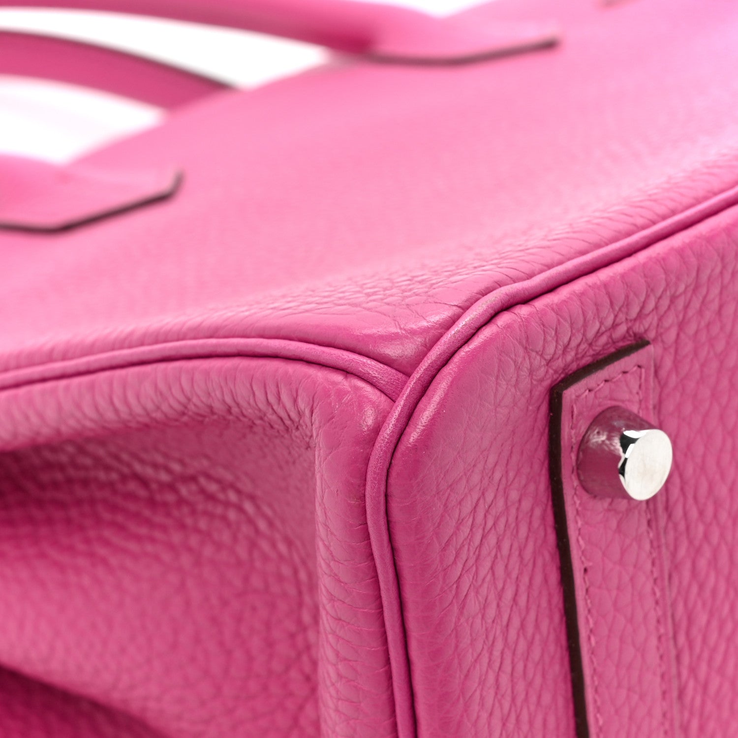 Hermes Taurillon Clemence Birkin 30 Magnolia 10 of 11