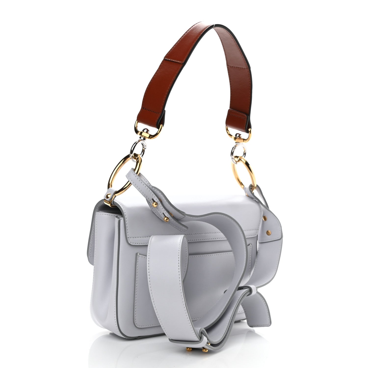Chloe Calfskin Small C Double Carry Light Cloud 2 of 8
