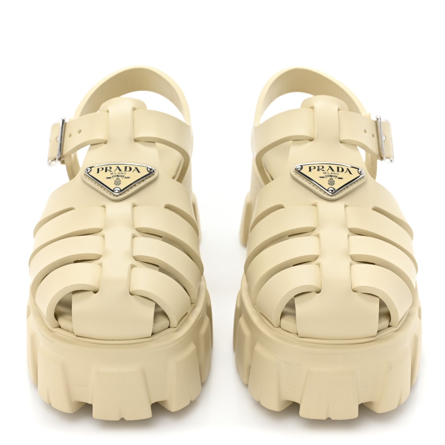 Foam Rubber Metal Triangle Logo Monolith 55mm Cage Sandals 35 Quarzo