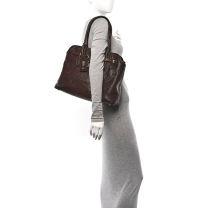 Miu Miu Nappa Medium Aventure Bag Briarwood 2 of 9