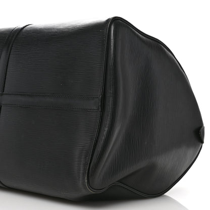 Louis Vuitton Epi Keepall 55 Black 9 of 13