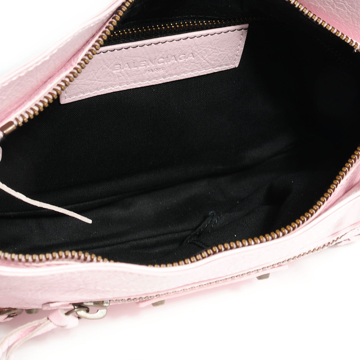 Agneau Classic Hardware Hip Rose Poudre