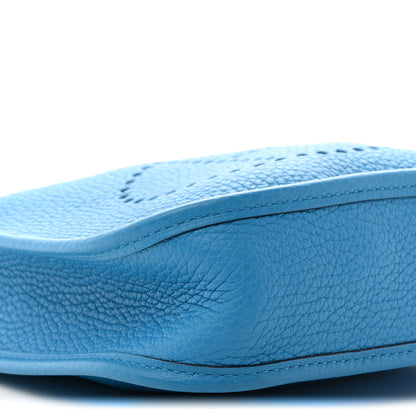 Hermes Taurillon Clemence Evelyne TPM Bleu Frida 9 of 10