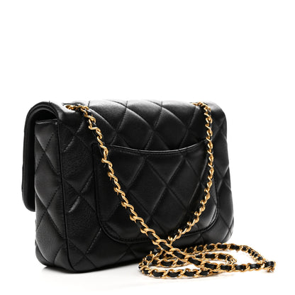 Chanel Lambskin Quilted Mini Flap Black 3 of 10