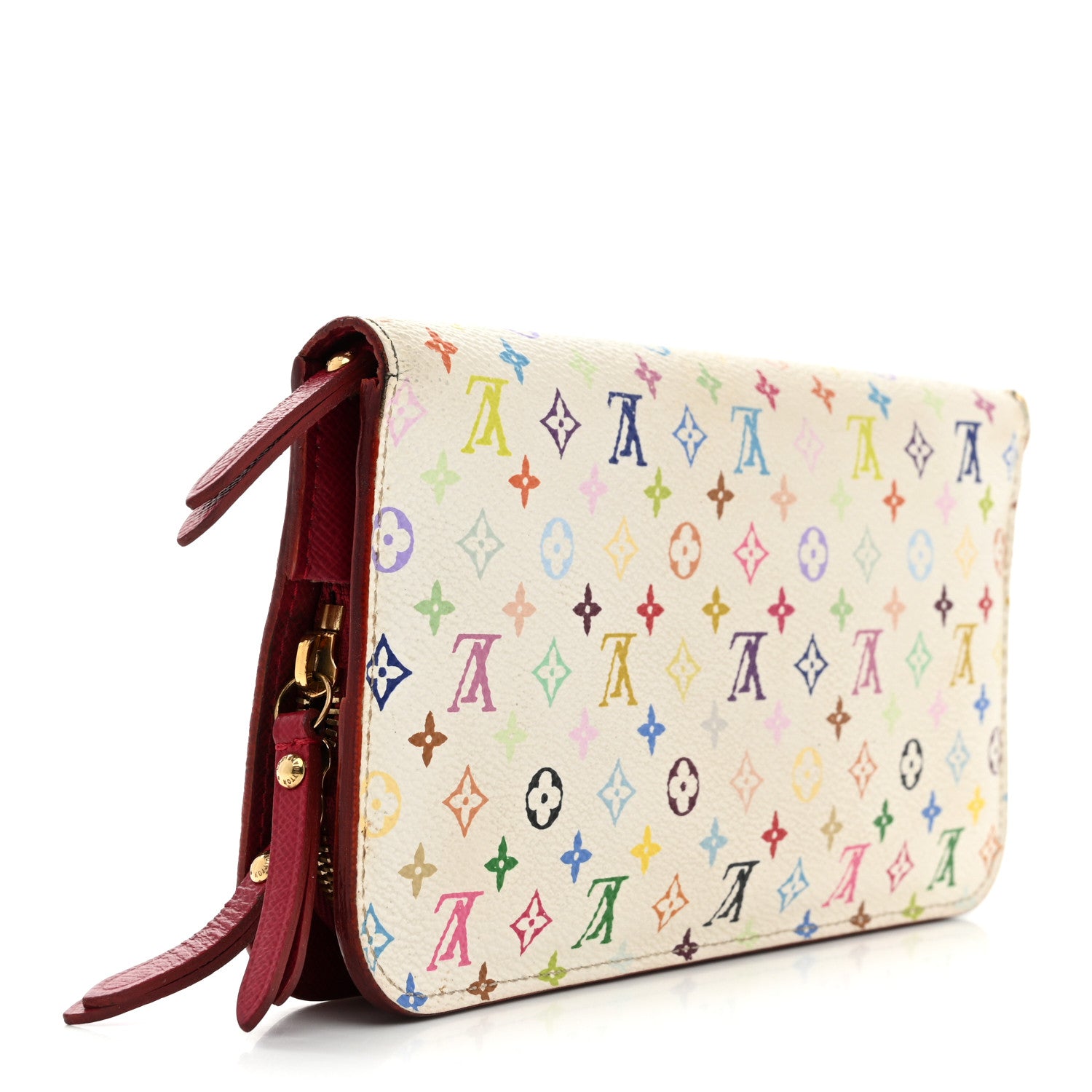 Louis Vuitton Monogram Multicolor Insolite Wallet White Figue 3 of 10
