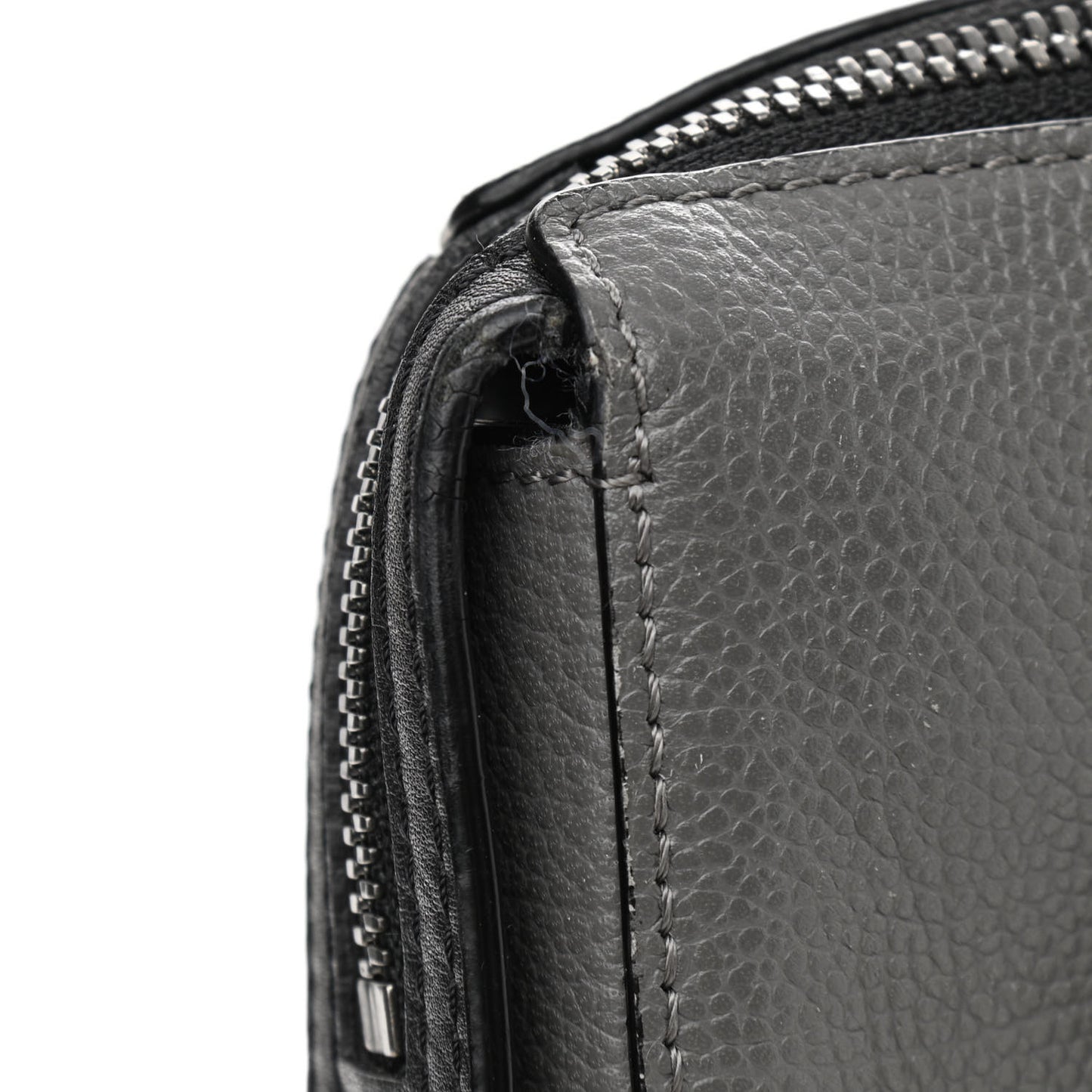 Calfskin Messenger Bag Charcoal