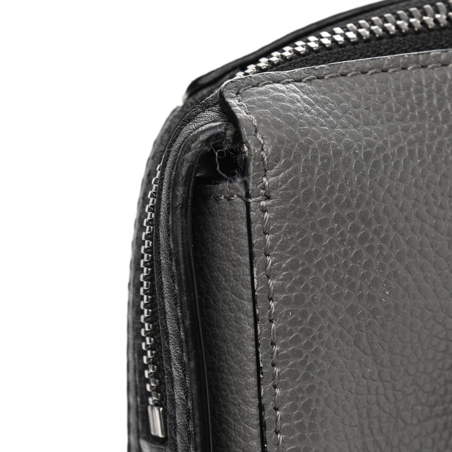 MCM Calfskin Messenger Bag Charcoal 16 of 16