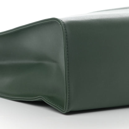 Telfar Vegan Leather Medium Shopping Bag Dark Olive 9 of 10