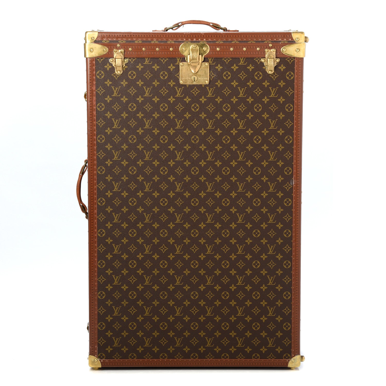 studio image of louis vuitton monogram wardrobe 85 casier trunk FASHIONPHILE