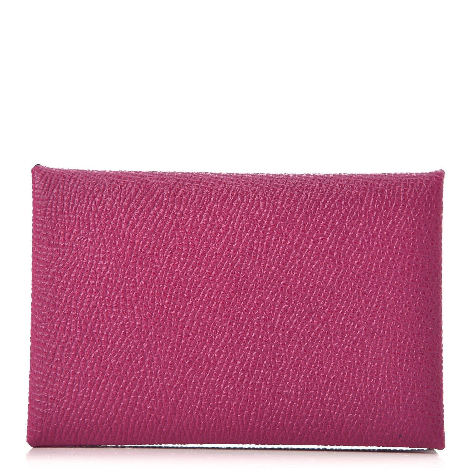 Hermes Epsom Calvi Card Case Rose Pourpre 1 of 8