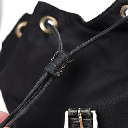 Prada Tessuto Nylon Vela Chain Backpack Black 8 of 17