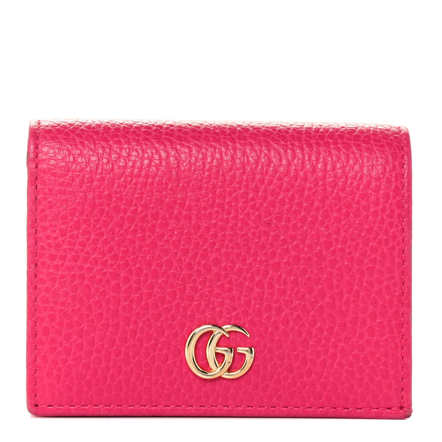 Dollar Calfskin GG Marmont Card Case Box Pink