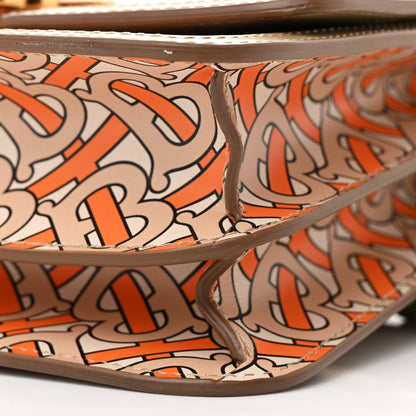 Burberry Calfskin Monogram Small TB Bag Bright Orange 11 of 15
