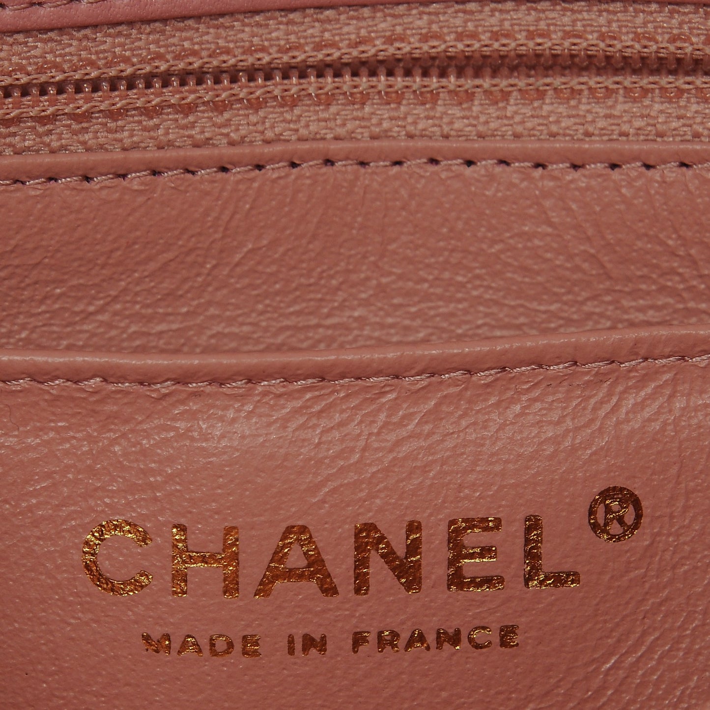 Lambskin Quilted Mini Rectangular Flap Pink