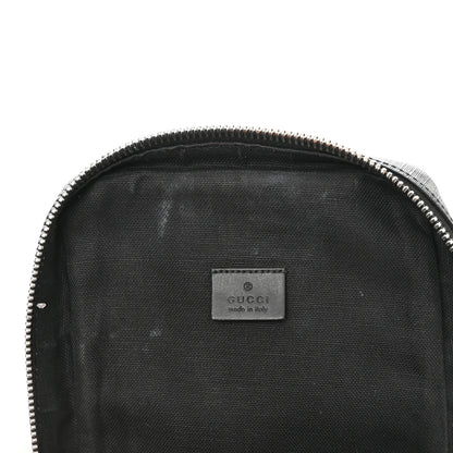 Gucci GG Supreme Monogram Web Belt Bag Black Grey 10 of 13