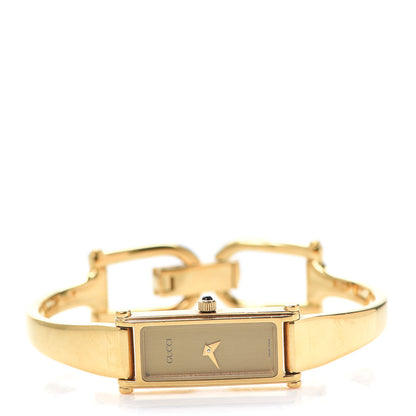 Gucci Stainless Steel 12mm 1500L Horsebit Quartz Watch Gold 2 of 6