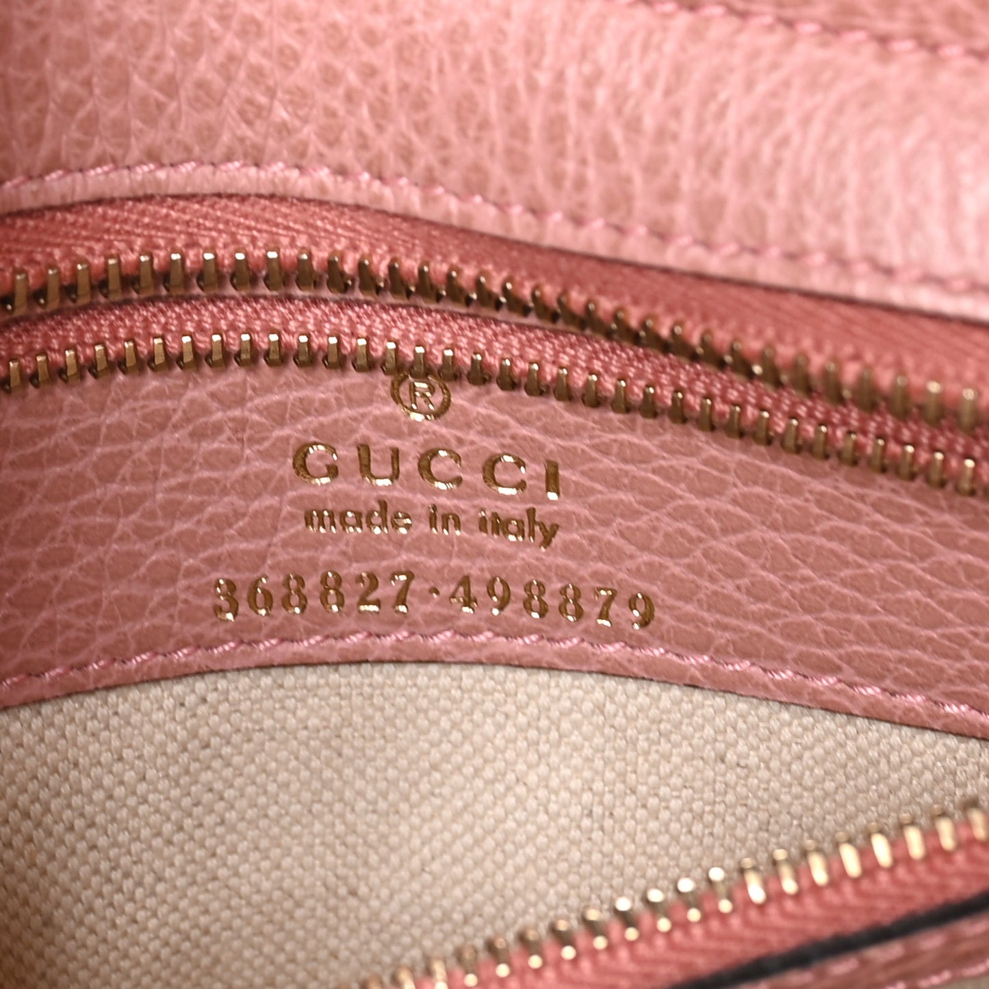 Dollar Calfskin Mini Swing Top Handle Bag Soft Pink