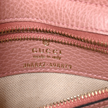 Gucci Dollar Calfskin Mini Swing Top Handle Bag Soft Pink 6 of 9
