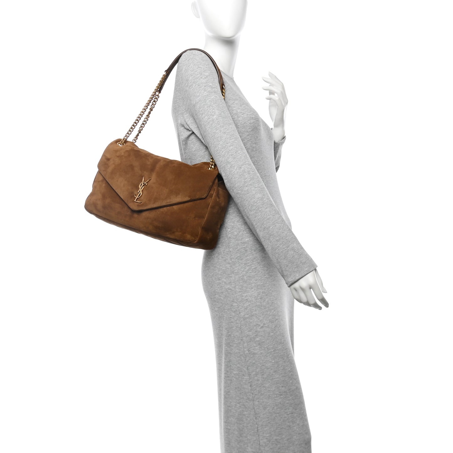 Suede Large Calypso Caramel Cognac
