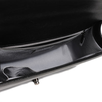Chanel Metallic Calfskin Quilted New Medium Boy Flap Black 6 of 9