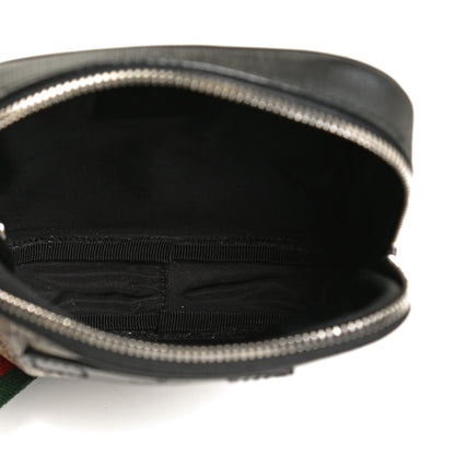 Gucci GG Supreme Monogram Web Belt Bag Black 5 of 14