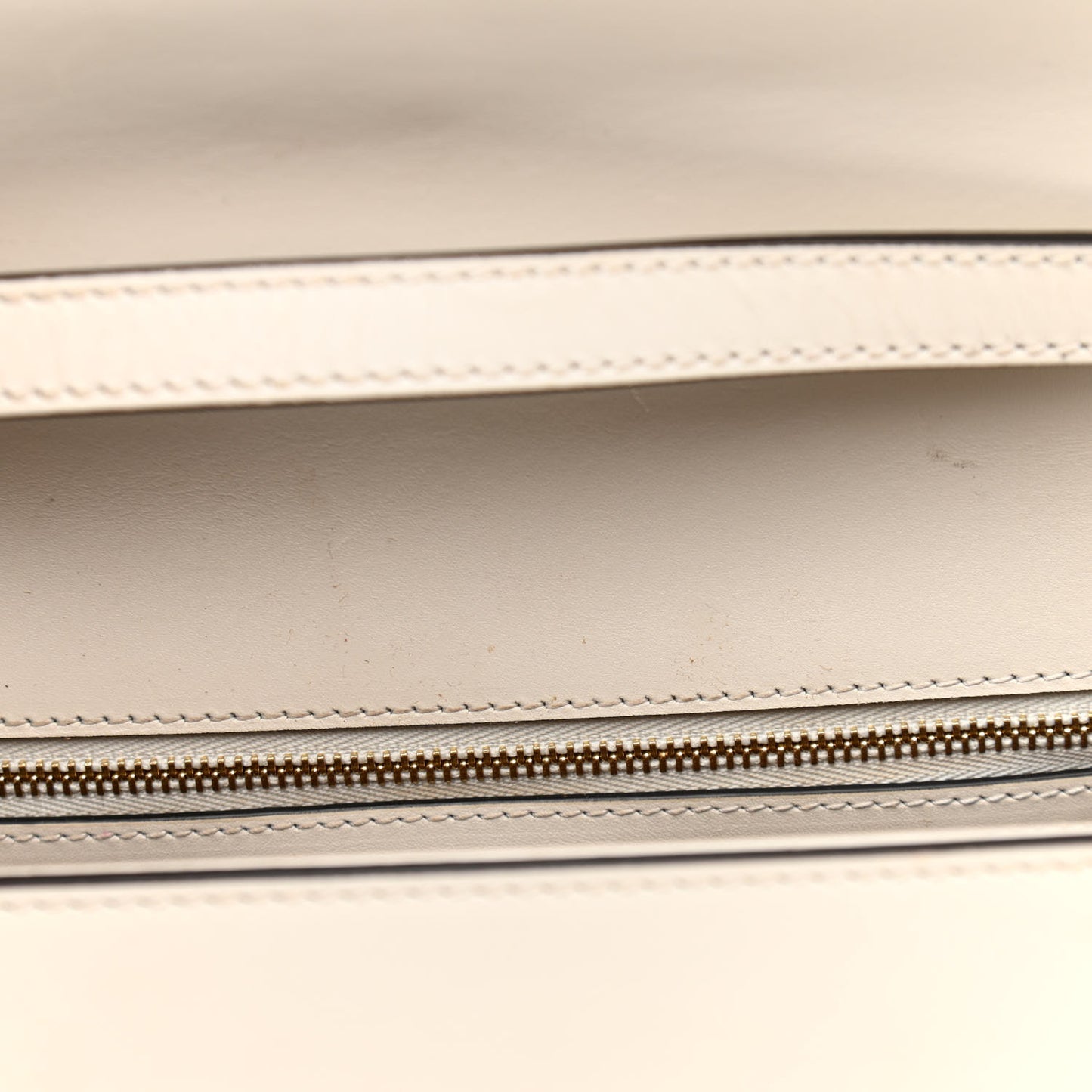 Calfskin Web Medium Sylvie Top Handle Bag White