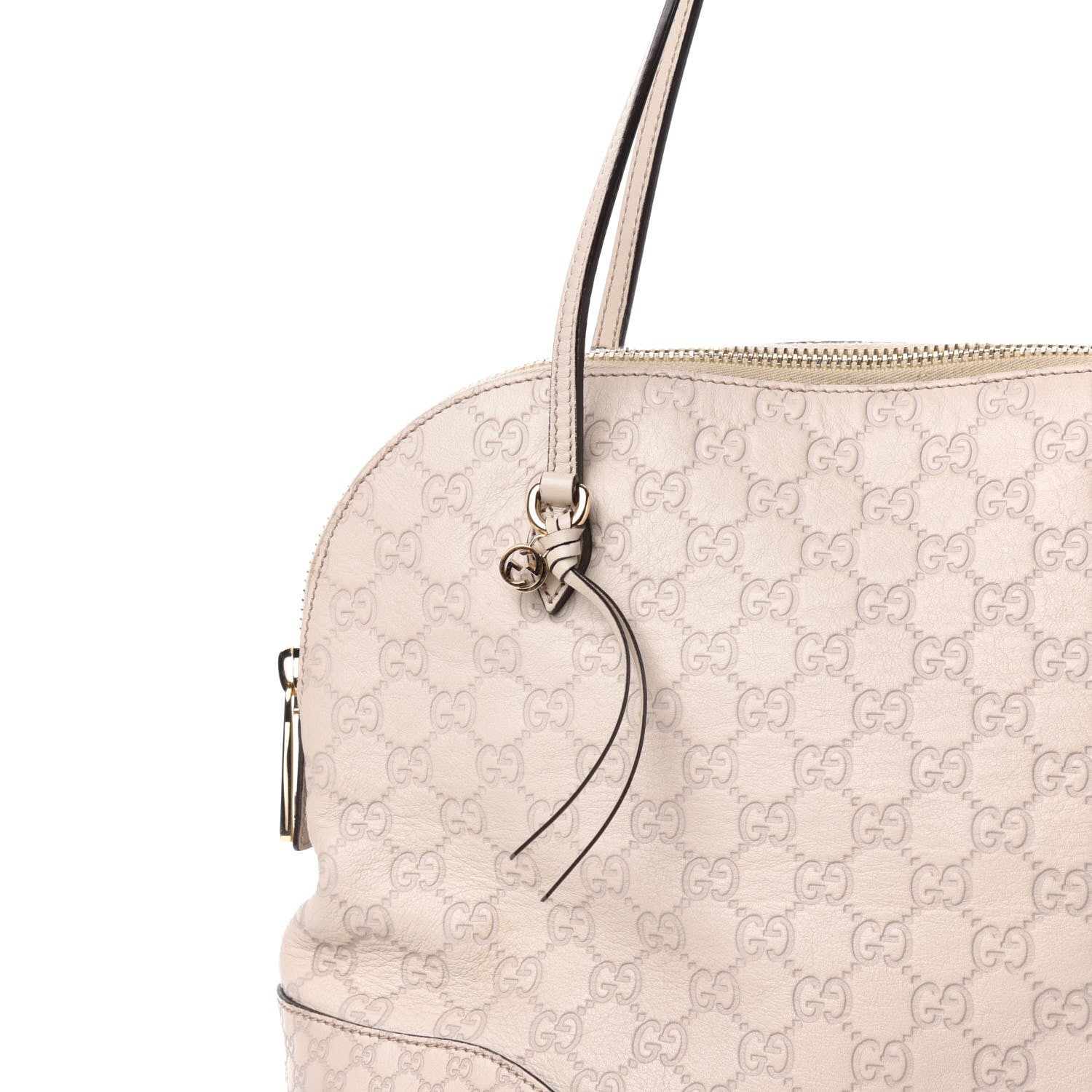 Gucci Guccissima Medium Bree Shoulder Bag Off White 13 of 13