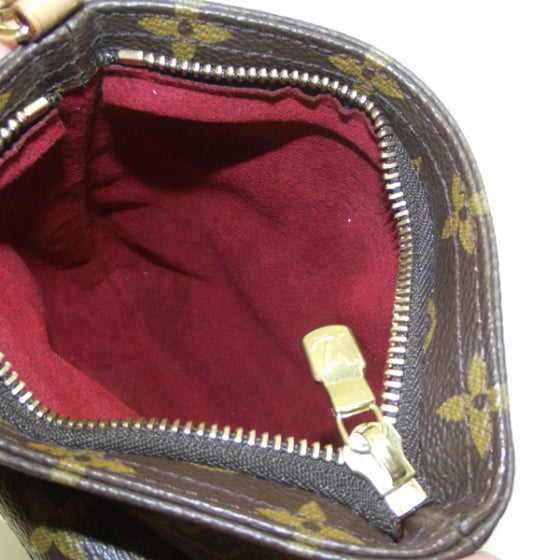 Monogram Partition Wristlet