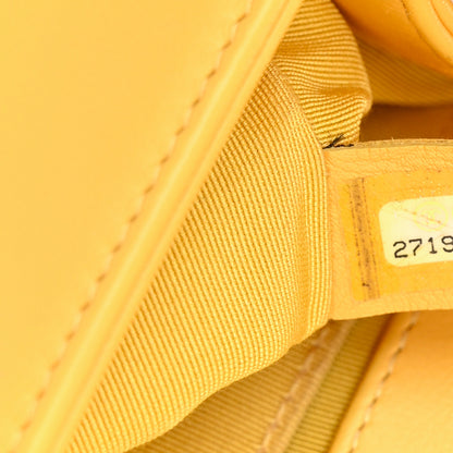 Chanel Calfskin Quilted Small Boy Flap Yellow 6 of 12