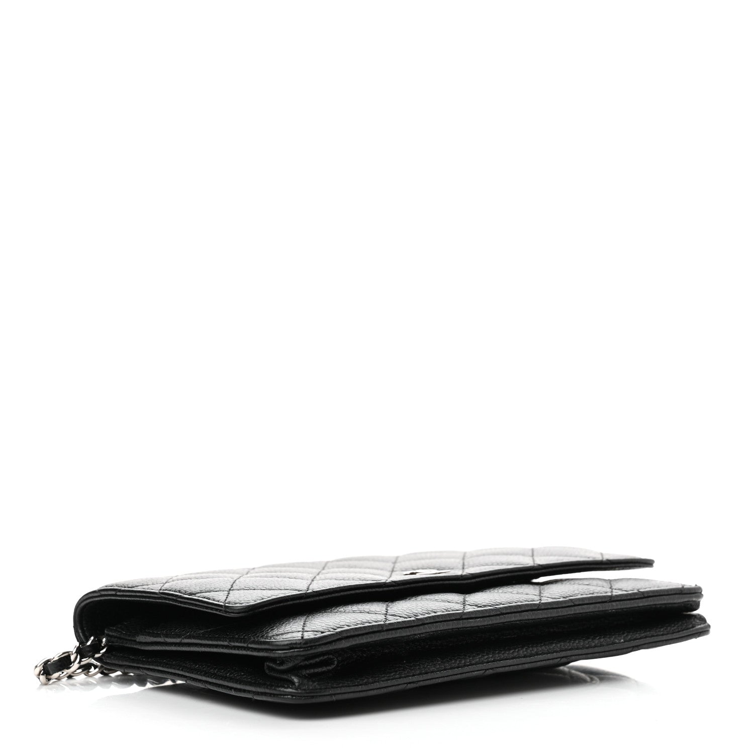 Chanel Caviar Quilted Wallet On Chain WOC Black 4 of 13